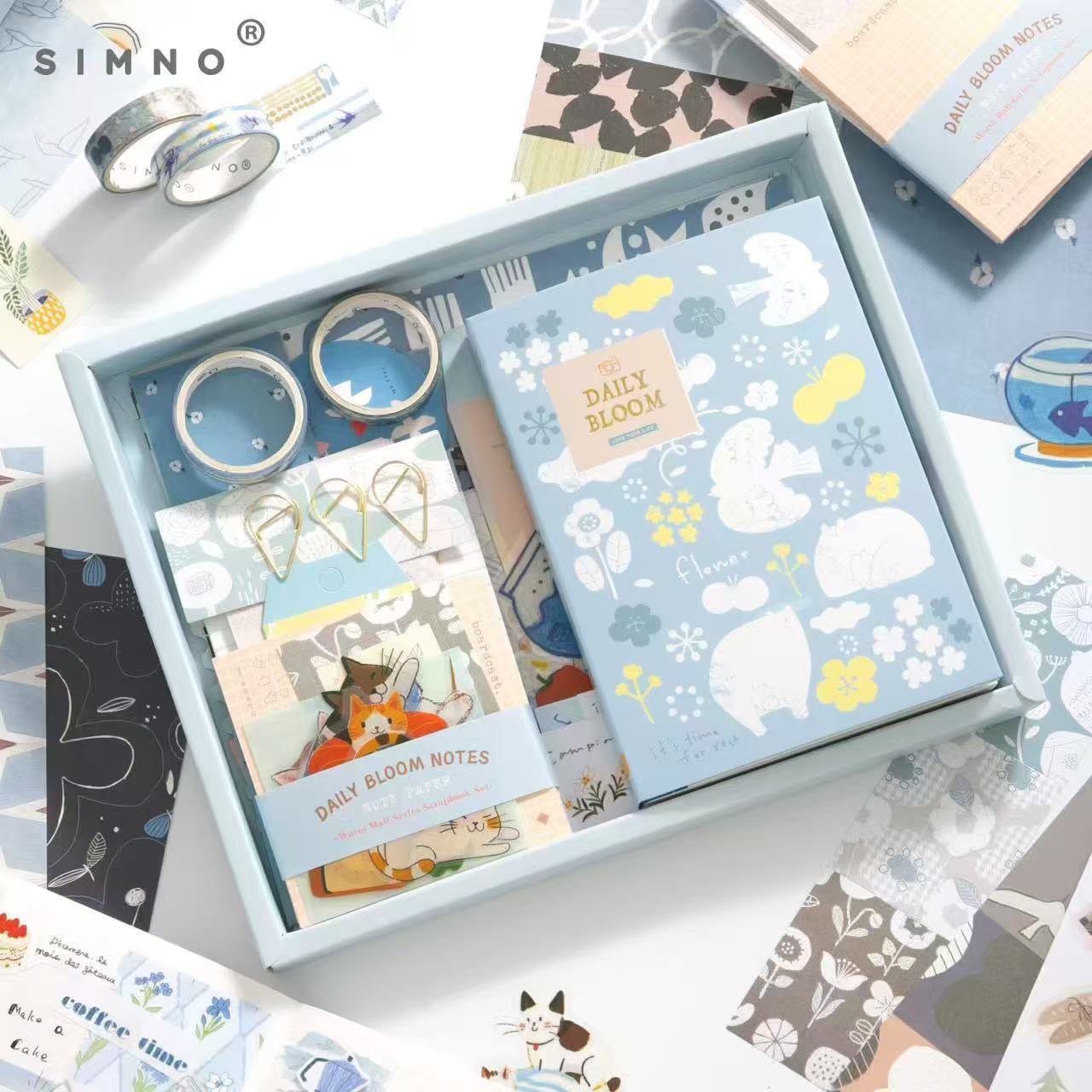 Journaling & Scrapbook Gift Box Set – Aesthetic Cute Stationery Kit