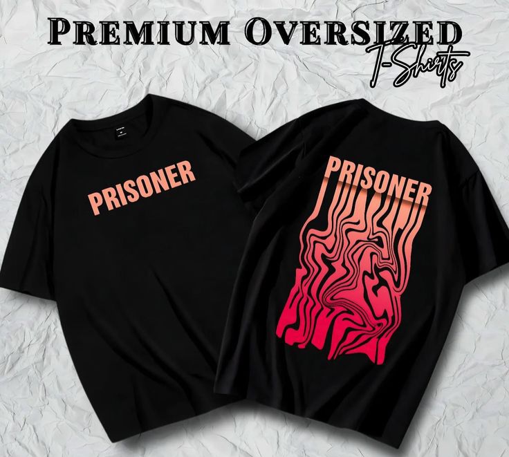 PRISONER – Premium Oversized T-Shirt