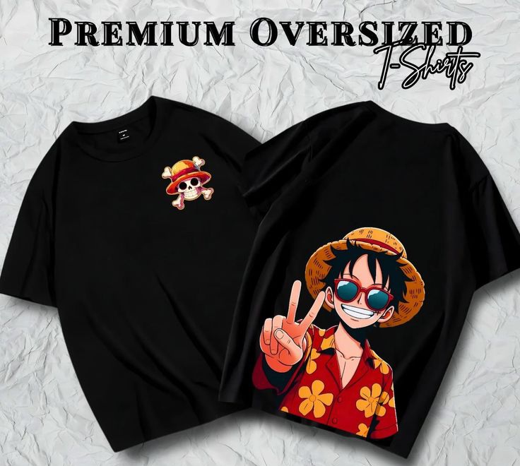 LUFFY – Premium Oversized T-Shirt