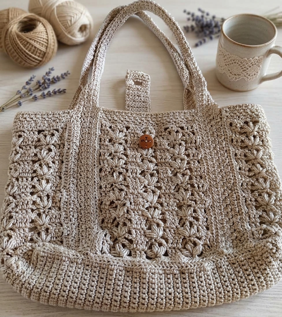 Crochet granny square  tote bags