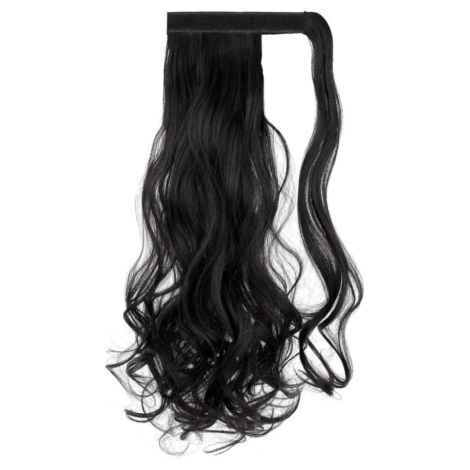 1 Pcs Hair Pony Wig - 55cm Silky Straight Wave